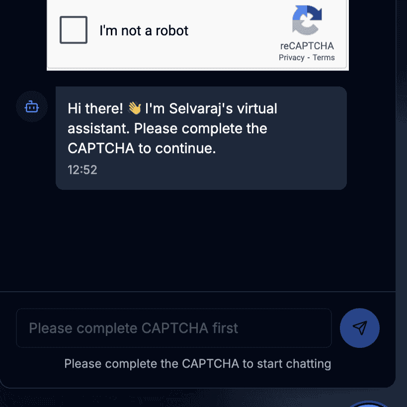 Secure Multimodal AI: Seamless Text & Voice Support with Integrated Anti-Bot Protection