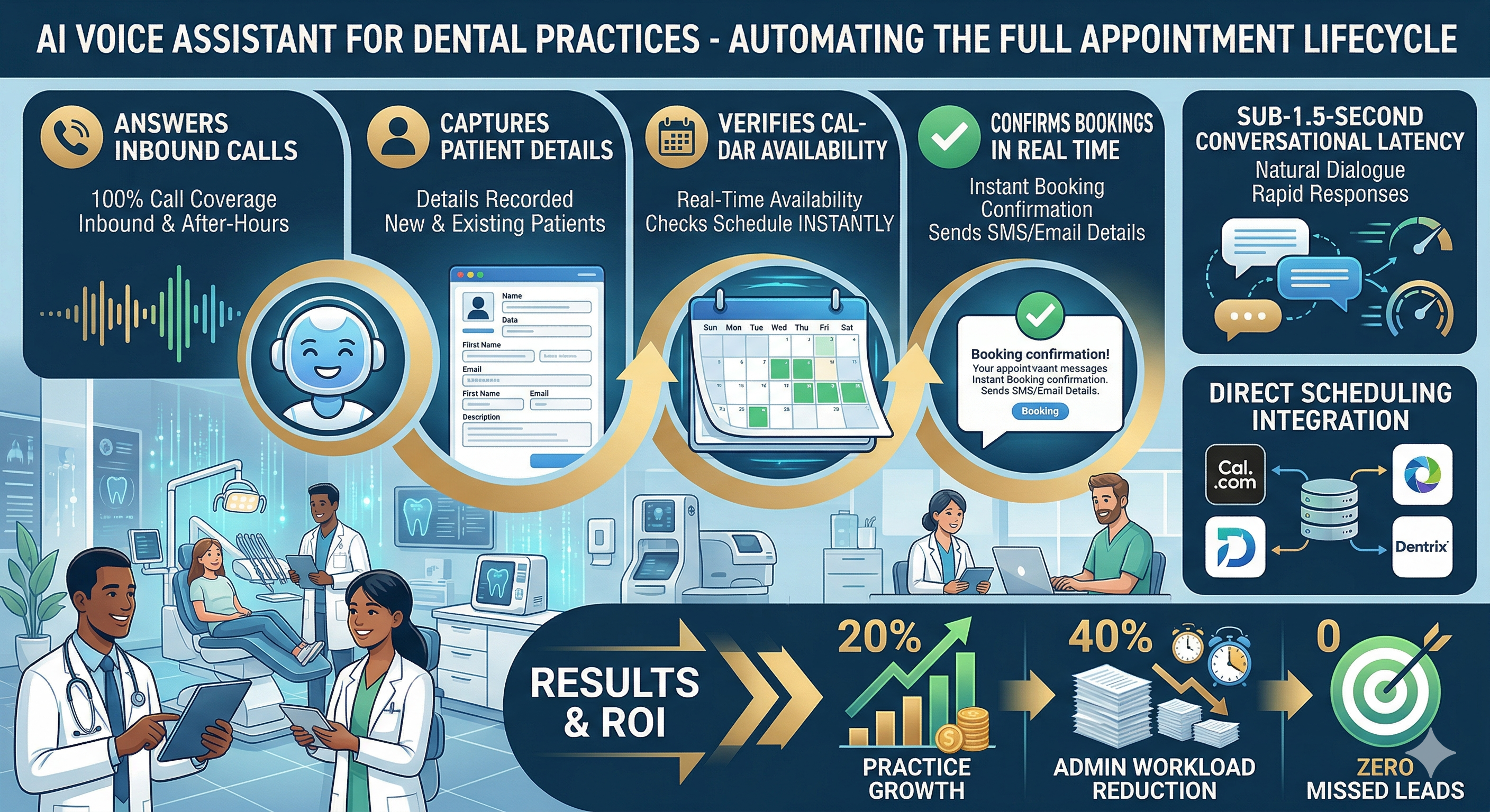 AI Dental Concierge: 24/7 Voice Automation for Intelligent Appointment Scheduling